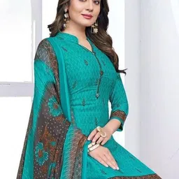 SIMPLYETHNIC Women Floral Printed Regular Kurta with Patiala & With Dupatta image 4