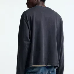 H&M Oversized Fit Printed Jersey Top image 4