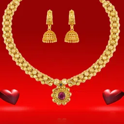 Heer Collection Gold-Plated Jewellery Set-image-59