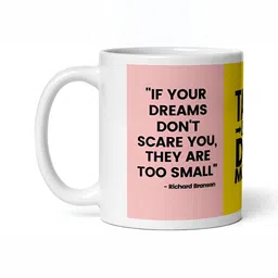 Mr UVD White & Purple Typography Printed Ceramic Glossy Mug 350 ml image 4