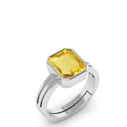 RRVGEM Yellow Sapphire Pukhraj Ring-picture-24