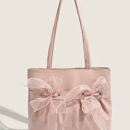 StyleCast x Revolte Women Solid Shopper Tote Bag-image-44