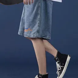 StyleCast x Revolte Men Regular Fit Denim Shorts image 2