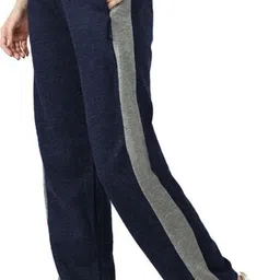 kavya Women Solid Dark Blue Track Pants image 5