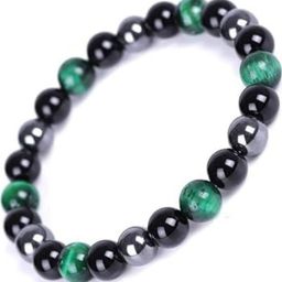 VIBESLE Men Beaded Ceramic Elasticated Bracelet-picture-30