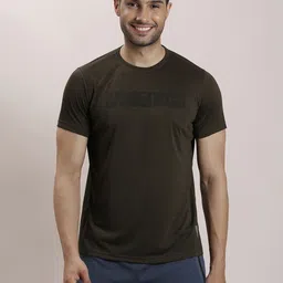 Turtle Men Typography Printed Round Neck Slim Fit T-shirt image 1