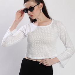 Bene Kleed Solid Cotton Fitted Crop Top-picture-31