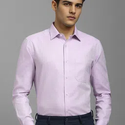 Louis Philippe Spread Collar Formal Shirt-picture-29