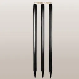 vinox Heavy 3 Wooden Stumps & 2 Bails (Wicket Set) (Natural)-picture-24