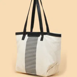 LULU & SKY Women Striped Tote Bag image 2