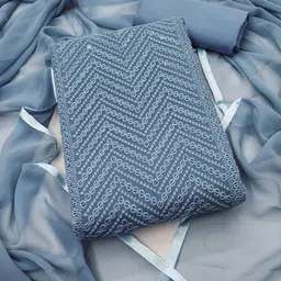 Rangtulika Ethnics Embroidered Unstitched Dress Material-picture-40