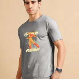 Enciger Men Printed Applique T-shirt image 4