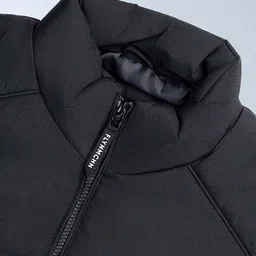 Flying Machine Men Mock Collar Solid Padded Jacket image 5