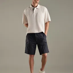Tommy Hilfiger Men Solid Polo Collar Cotton T-shirt image 3
