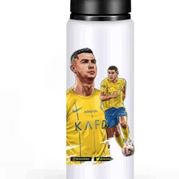 trendblend Cristiano Ronaldo Al-Nassr Water Bottle – Leak-Proof Sports Bottle Aluminum 750 ml Water Bottle-picture-15