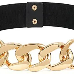 luxury leather Women Party, Casual Black Artificial Leather Belt-picture-21