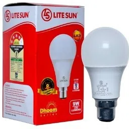 litesun 9 W Basic Standard B22 LED Bulb image 2