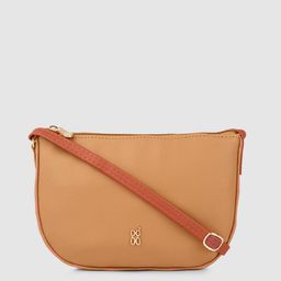 Baggit Beige Solid Sling Bag-picture-7