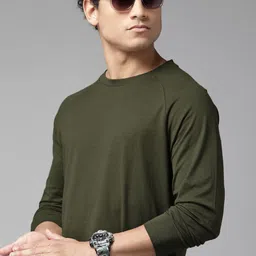 Roadster The Lifestyle Co. Raglan Sleeves Pure Cotton T-shirt-picture-10