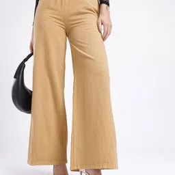 glitchez Women Lit Fit Wide Leg Jeans-image-28