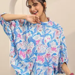 Libas Women Floral Printed Night suit-picture-28