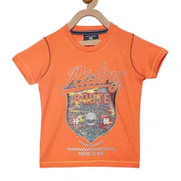 Duke Boys Orange Printed Round Neck T-shirt-picture-35