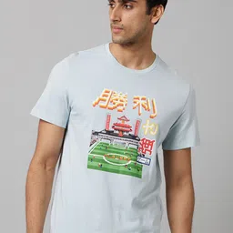 Celio Men Blue & Green Printed T-shirt-picture-40