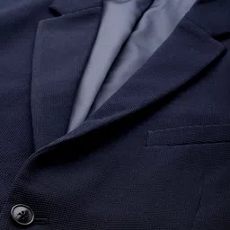 Mast & Harbour Textured Regular Fit Checked Single-Breasted Semi-formal Blazer image 2