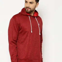 EPPE Men Maroon Solid Sweatshirt image 3