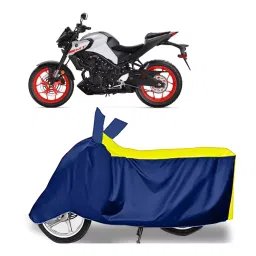 Auto Pearl Two Wheeler Cover for Yamaha MT 03 - Yellow, Blue-picture-27