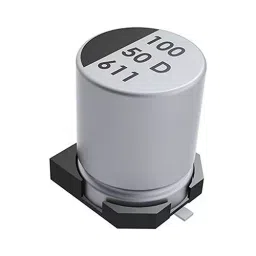 Kemet SMD Aluminium Electrolytic Capacitor 100Uf, 50V, Alu Elec, EDH107M050A9MAA-picture-28