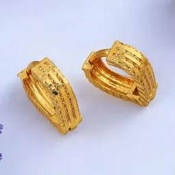 SHREE KRISHNA SHOPPING Gold-Plated Brass Earrings-picture-13