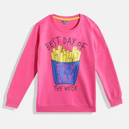 Eteenz Girls Graphic Printed Sweatshirt-picture-12