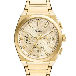 Fossil Everett Men Round Dial & Stainless Steel Straps Analogue Watch AK_FS6119-picture-0