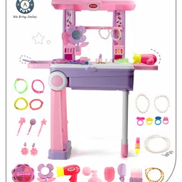 Aditi Toys Beauty Set Suitcase on Wheels  Portable Makeup Kit for Girls with 25 Pieces, Easy to Clean, BIS Approved-picture-15