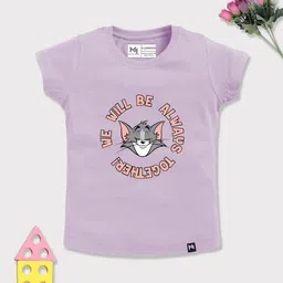 YK X Minute Mirth Girls Tom and Jerry Printed Pure Cotton Top-picture-35