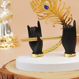 The Spiritual Living Black Krishna Hand With Flute Idol Showpiece-picture-11
