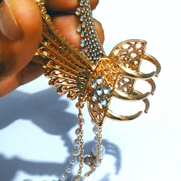 GLOSSY Women Set of 2 Embellished Claw Clip image 2