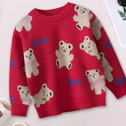 FOREVER FRIDAY Boys Printed Round Neck Pure Cotton Pullover-picture-55