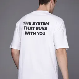 New Balance Men Printed Pure Cotton Shifted Oversized T-shirt-picture-42