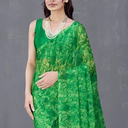 Garden Vareli Pure Chiffon Saree image 5