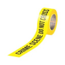 SINGHAL Crime Scene Do Not Cross Barricade Tape Roll 80 m Yellow and Black, CSDNC_YB_3x80_P12 (Pack of 12)-image-90