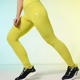 HRX by Hrithik Roshan Brand Logo Detail High-Rise Running Tights-picture-22