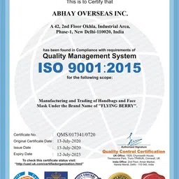 FLYING BERRY Pack of 3 Solid 3-Ply Reusable Adjustable Cloth Face Masks image 3