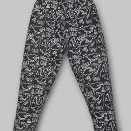 Kiwi Cotton Knit Dinosaurs Printed Pant - Navy Blue-picture-17