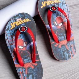 Toothless Marvel Featuring Spiderman Designed Flip Flops - Blue-picture-29