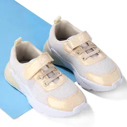 Cute Walk by Babyhug Sneaker Shoes With Velcro Closure - Yellow-picture-32