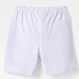 Babyhug Single Jersey Knit Shorts with Sun Print - Grey image 2