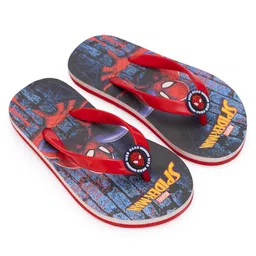 Toothless Marvel Featuring Spiderman Designed Flip Flops - Blue image 3
