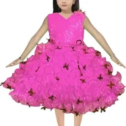 IKONIC FASHION Girls Pink Dresses-picture-18